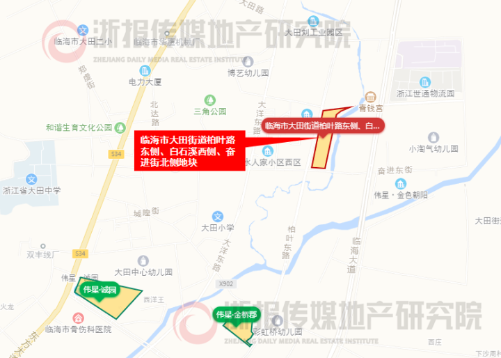 临海市大田街道柏叶路东侧,白石溪西侧,奋进街北侧地块.png