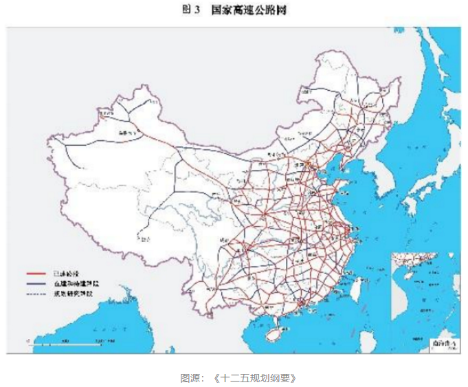 福州至台北段出现在其附件"五纵五横通道图","国家快速和普通铁路示意