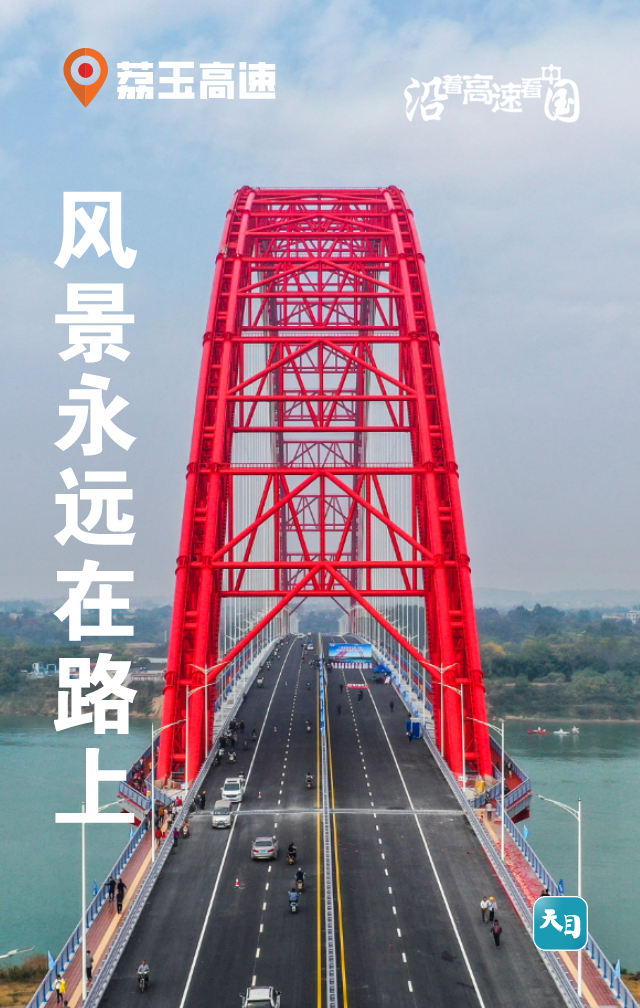 荔玉高速平南三桥,是世界上已经建成的最大跨境拱桥.