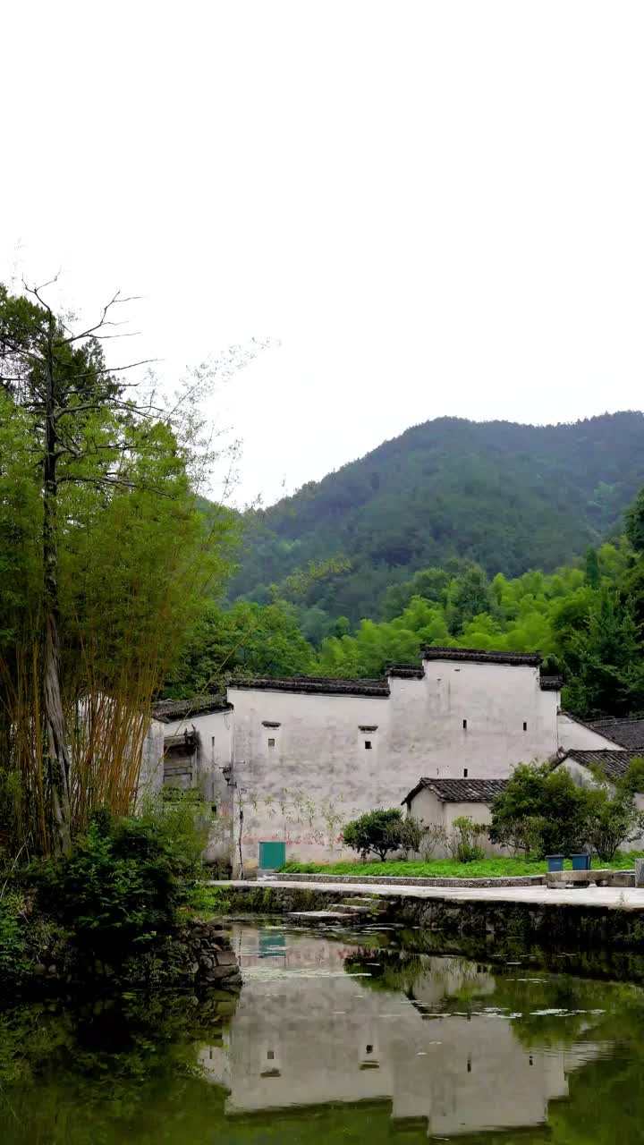 探访江南古村落安徽宣城绩溪石家村村庄布局如棋盘的古村落