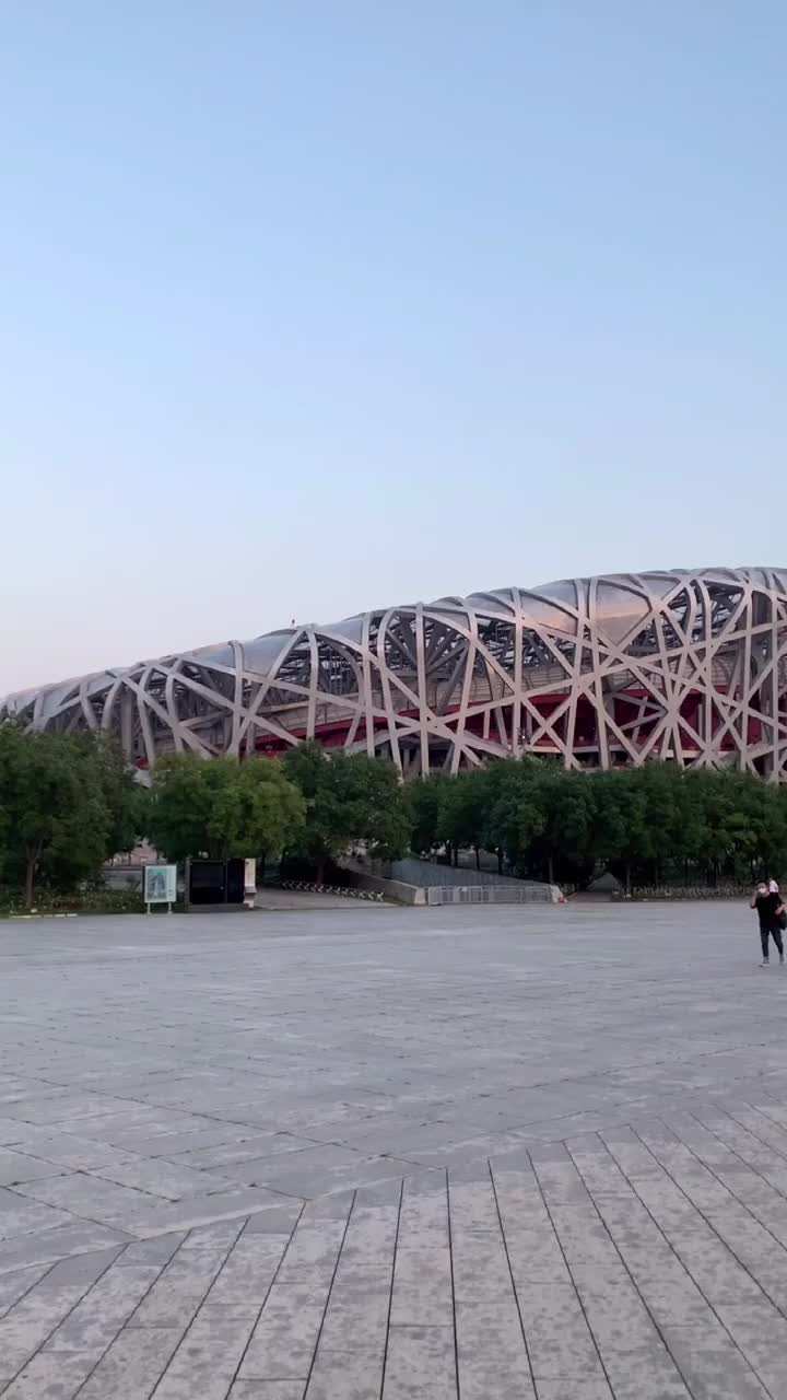 週末去哪玩奧林匹克公園看鳥巢和水立方