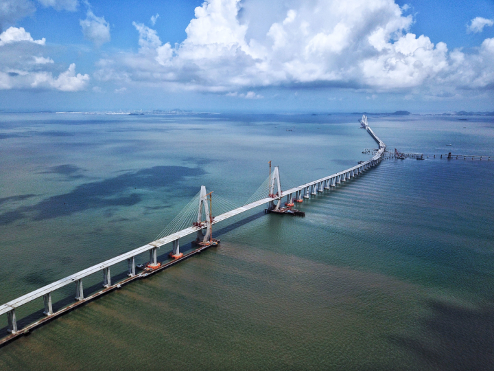 创造多个之最舟岱大桥今日通车岱山海上悬岛时代将结束