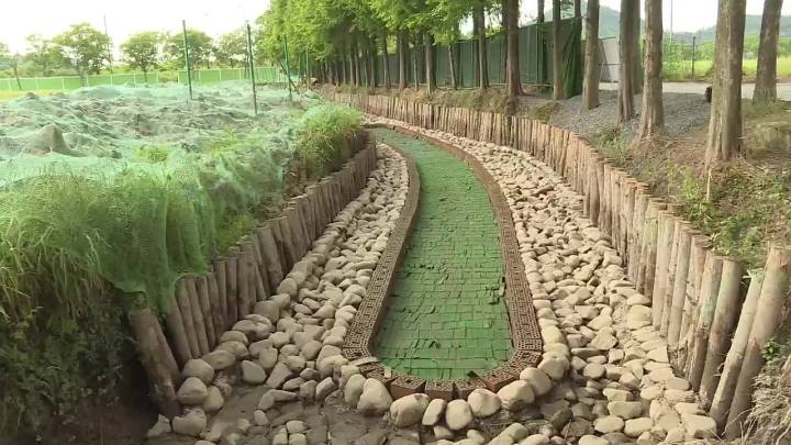 安吉县两条农田氮磷生态拦截沟渠通过市级验收