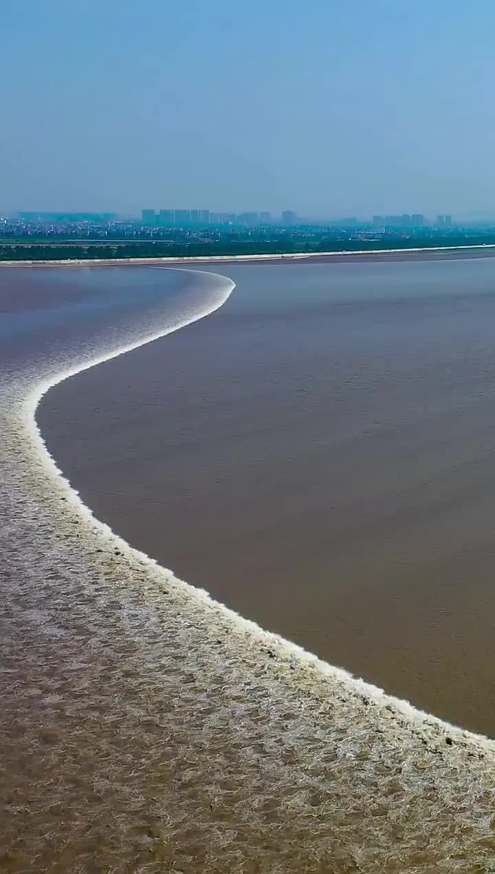 钱塘江大潮美景图片