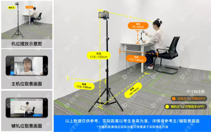 双机位直播监考浙江三位一体综合测试改线上在线考试学生要注意什么