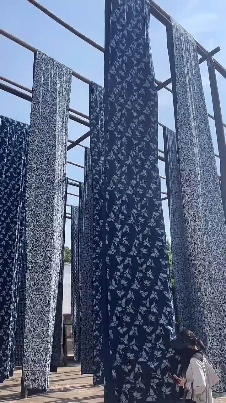 文化礼堂·我的乡村我的家#蓝印花布@桐乡市崇福镇星火村