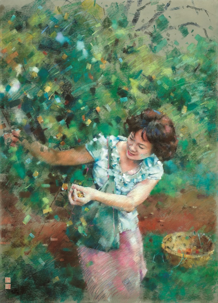 3 施茜 李庆《枣园清秋》109.5cm79江苏.jpg