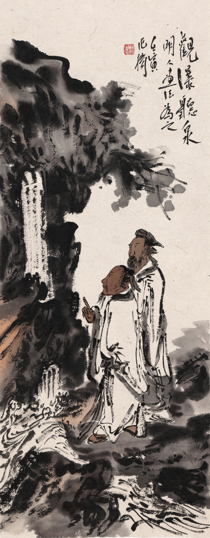 范扬 观瀑听泉 70x30cm.jpeg