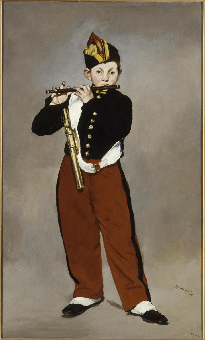 3.马奈：《吹笛子的少年》，布面油画，161×97cm，1866年，巴黎奥赛博物馆.jpg