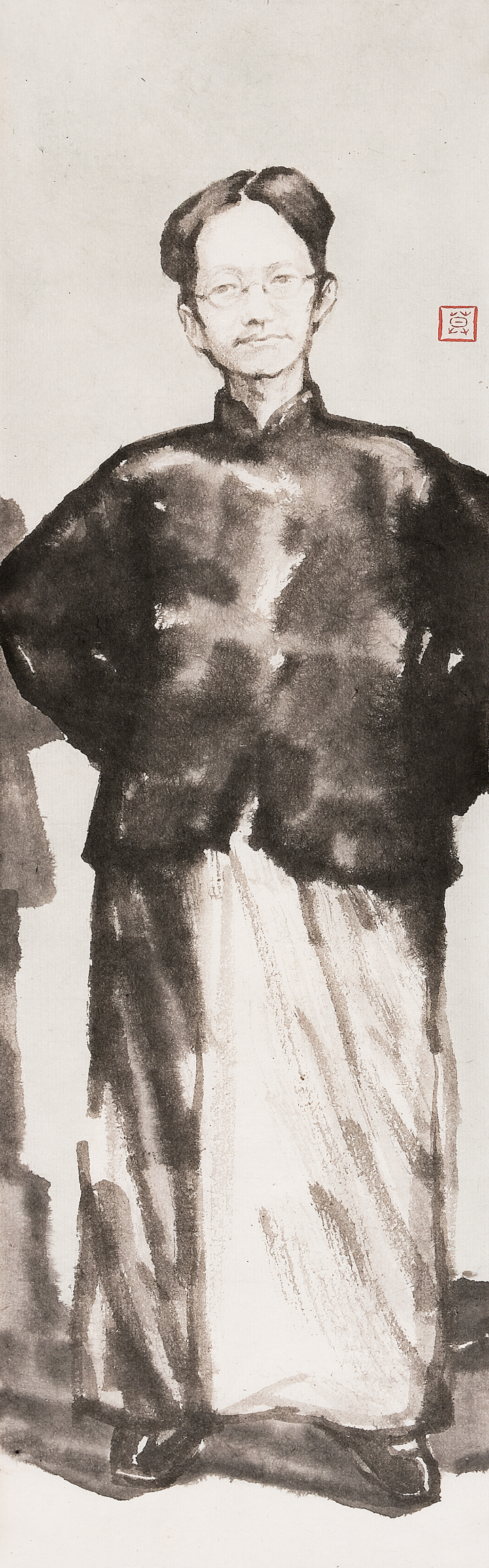 浙派人物画家莫晓卫中国画作品展在杭展出