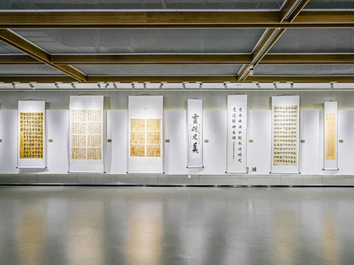 63件作品亮相！建区40周年秀洲区书法大赛展览开幕