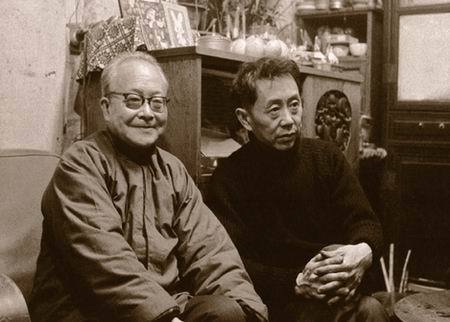 沈从文与年轻时的黄永玉