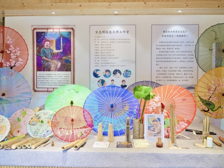你知道西湖绸伞的前世今生吗?18道制作工序了解一下