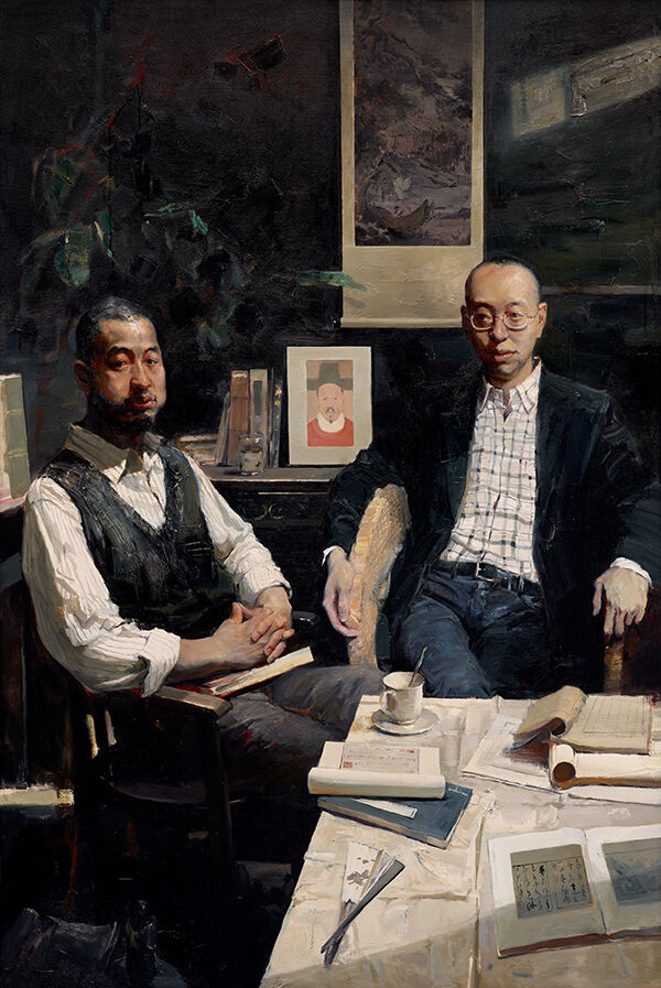 《有涯之生——青年艺术史学者》 160x50cm 2015.jpg