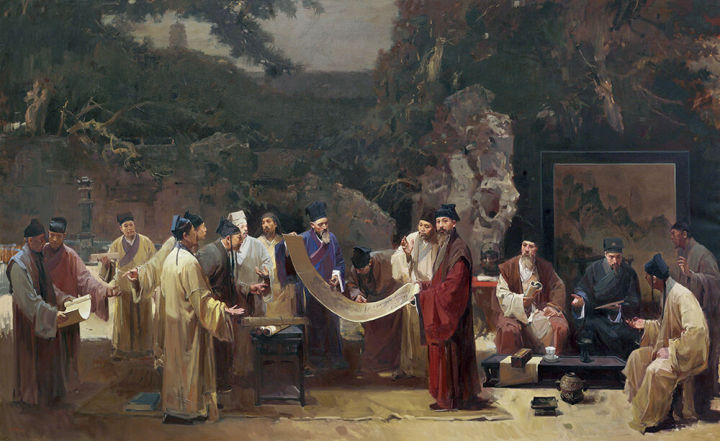 《吴阊雅集——明代书画艺术》270cm×440cm 2016.jpg