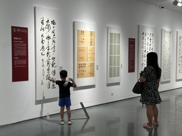 “书学之路——高校书法教育60周年成果展”在苏州美术馆开幕