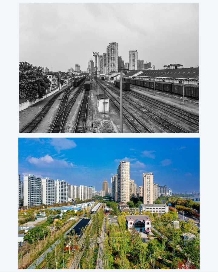 一组新旧照片，记录婺城“城长”