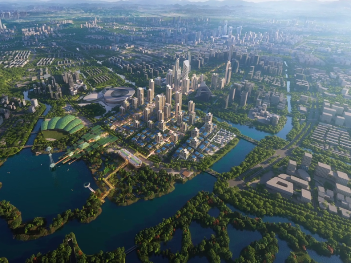 官宣！余杭发布杭州城市重要新中心中轴线城市设计中标方案