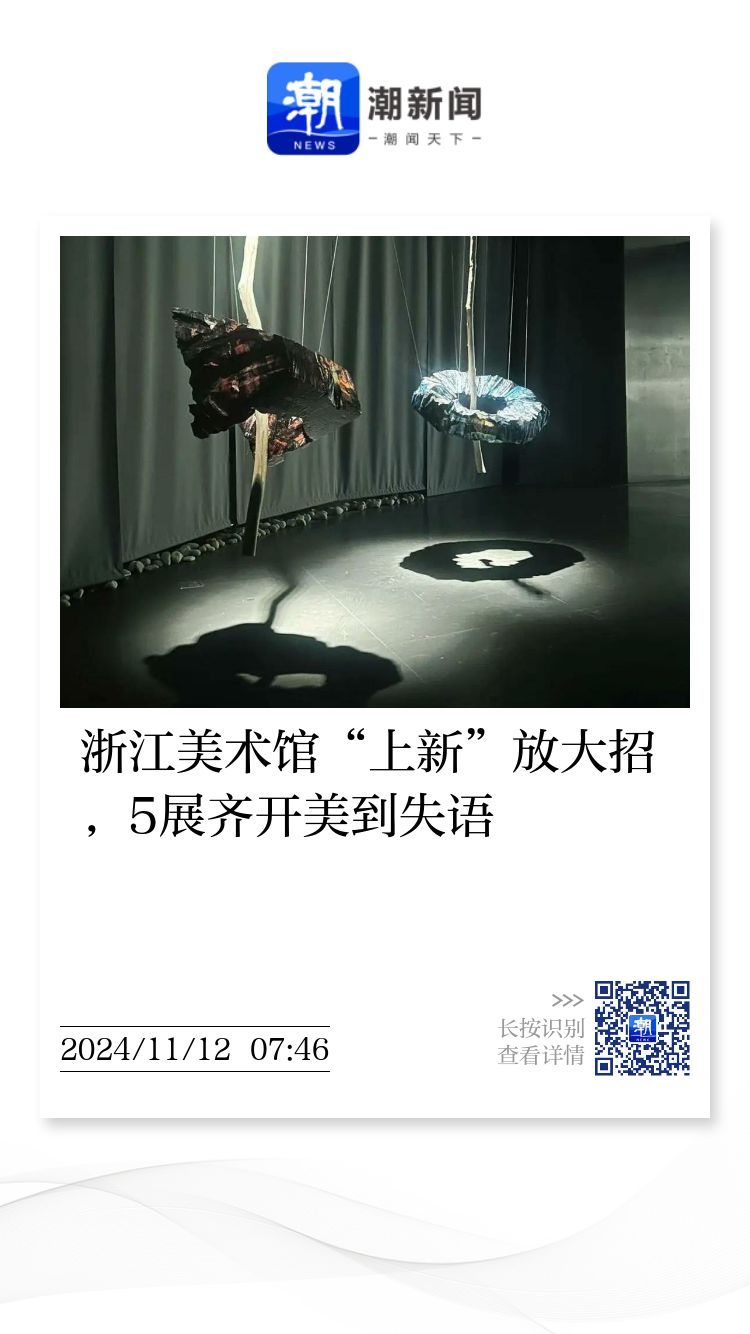 浙江美术馆“上新”放大招，5展齐开美到失语