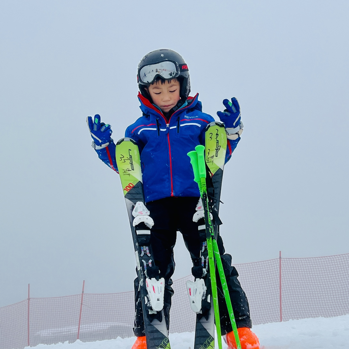 寒假随手拍嵊州城南小学陈满仓圆梦冰雪助力冬奥加油